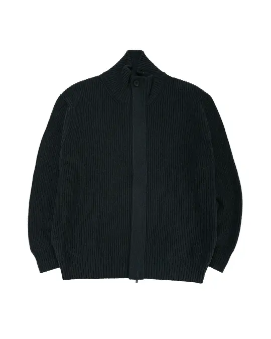 Seya. Cloud Knit Blouson / Double Yak Night Cloud