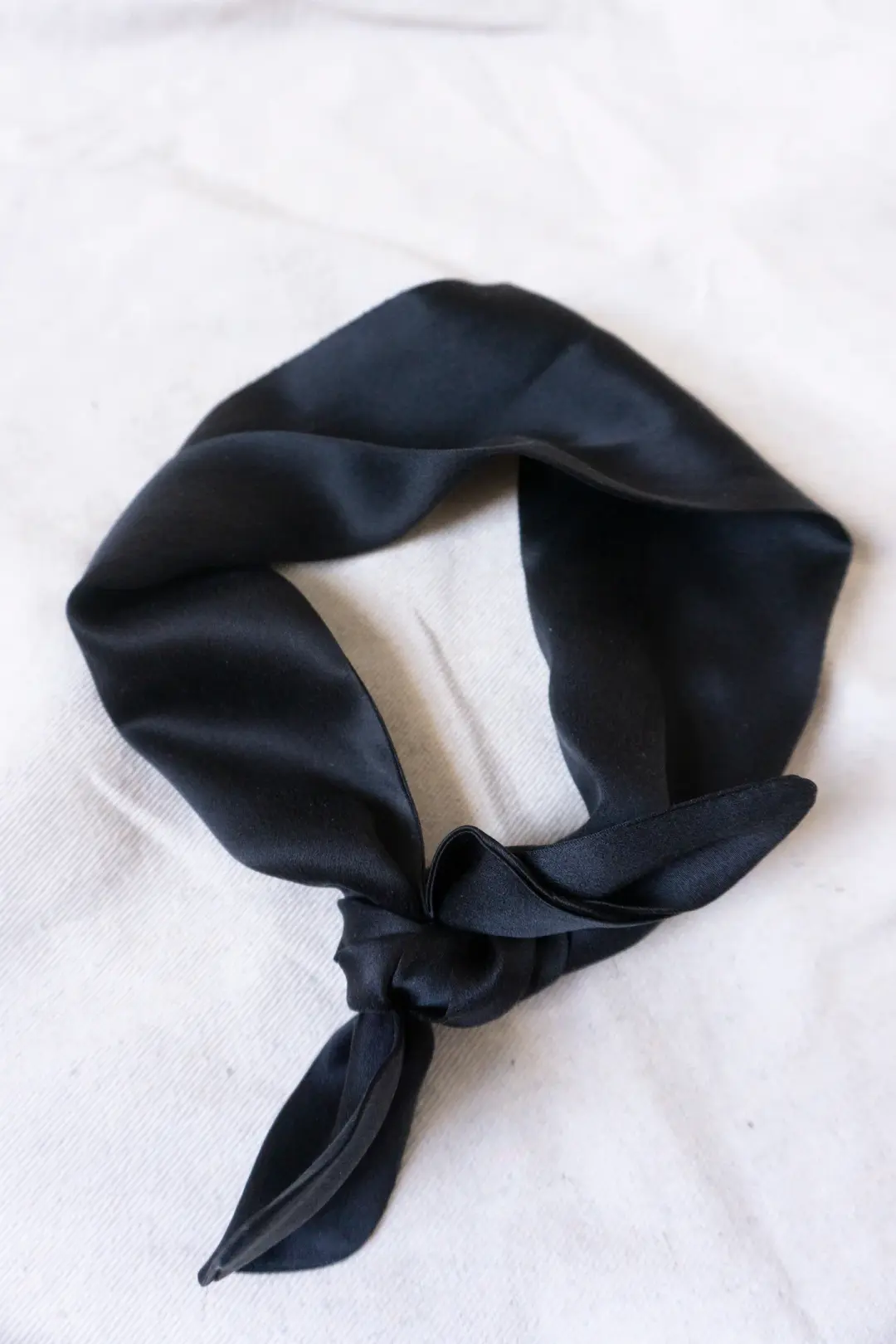 Silk Scarf - Darkest Graphite