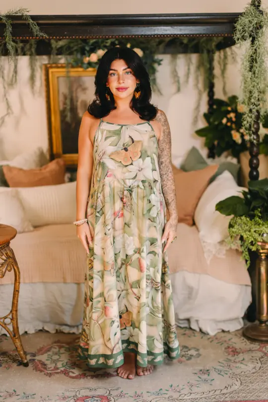 Fleur de Soleil Bohéme Slip Dress