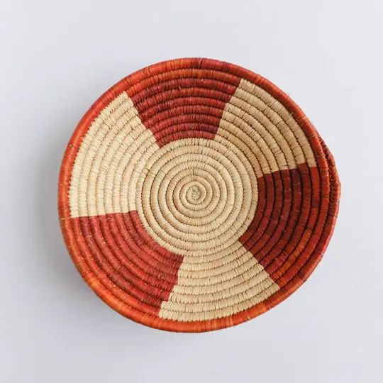 Medium Pakistani Basket with Red