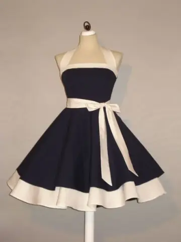 Pretty Black and White Homecoming Dress ,Minimalist Corset Short Prom Dress RS1230