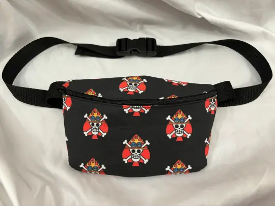 Flaming Pirate Fanny Pack