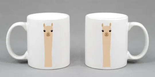 Alpaca Watching Coffee Mug