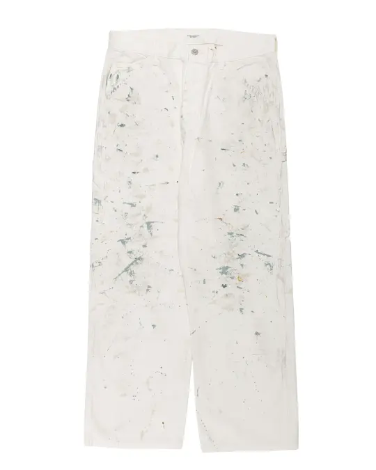 Phigvel Denim Painter Trousers C.White(Painted)