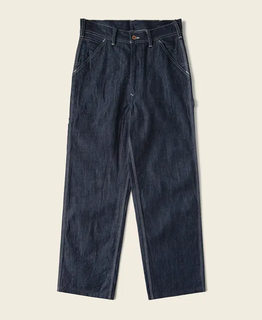 1950s Indigo Denim Painter Pants