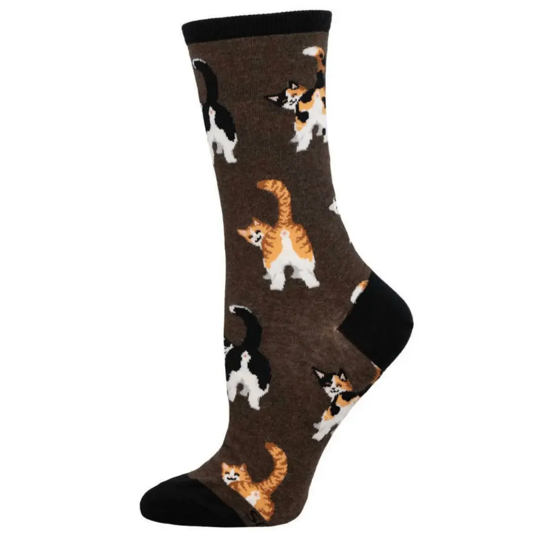 Cat Butts Crew Socks