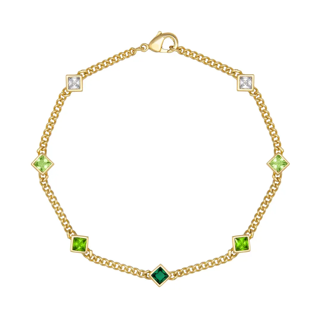 Aura Anklet - Green