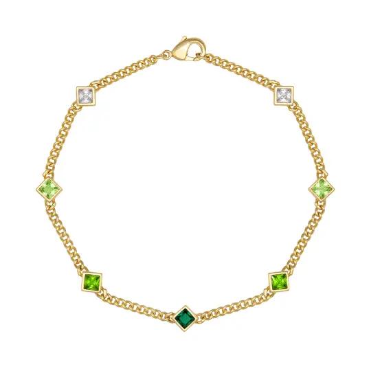 Aura Anklet - Green
