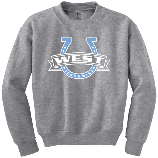 West Jessamine MS PTO Screen Printed 18000B Youth Crewneck Sweatshirt
