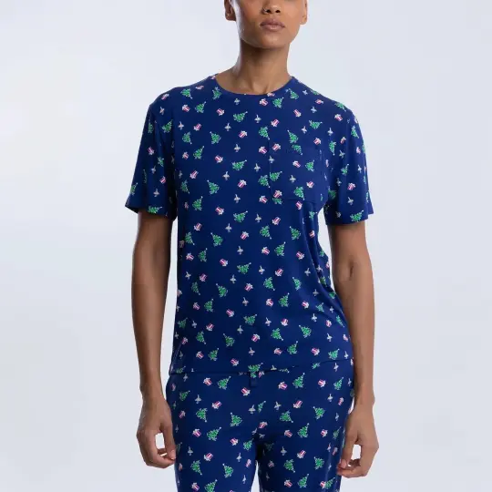 Sleep Short Sleeve Tee Merry & Bright
