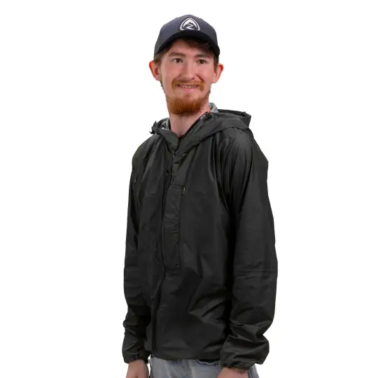 Bargain Men's Vertice Rain Jacket - Black - Medium