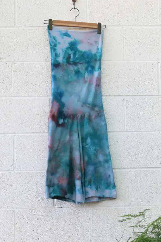 OOAK - Love Me 2 Times Bermuda Shorts / S / Med Hemp / Ice Dye (368)