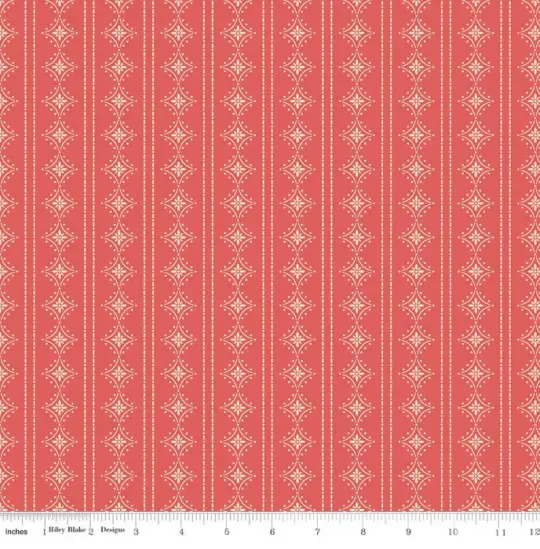 Coral Stripes from Orchard House