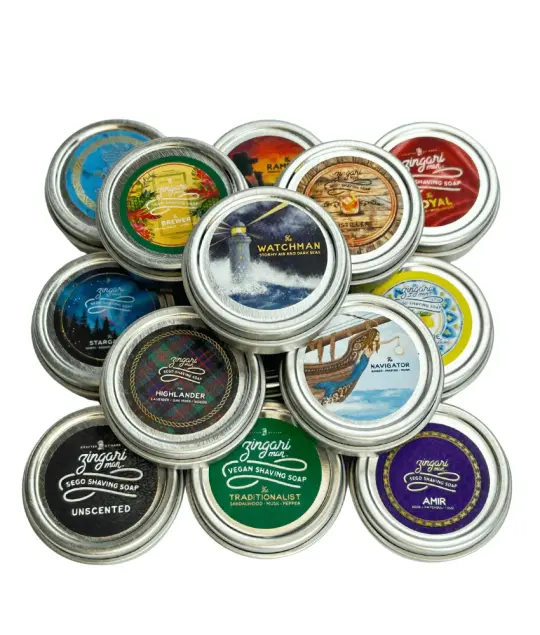 Zingari Man Shave Soap Sample Set