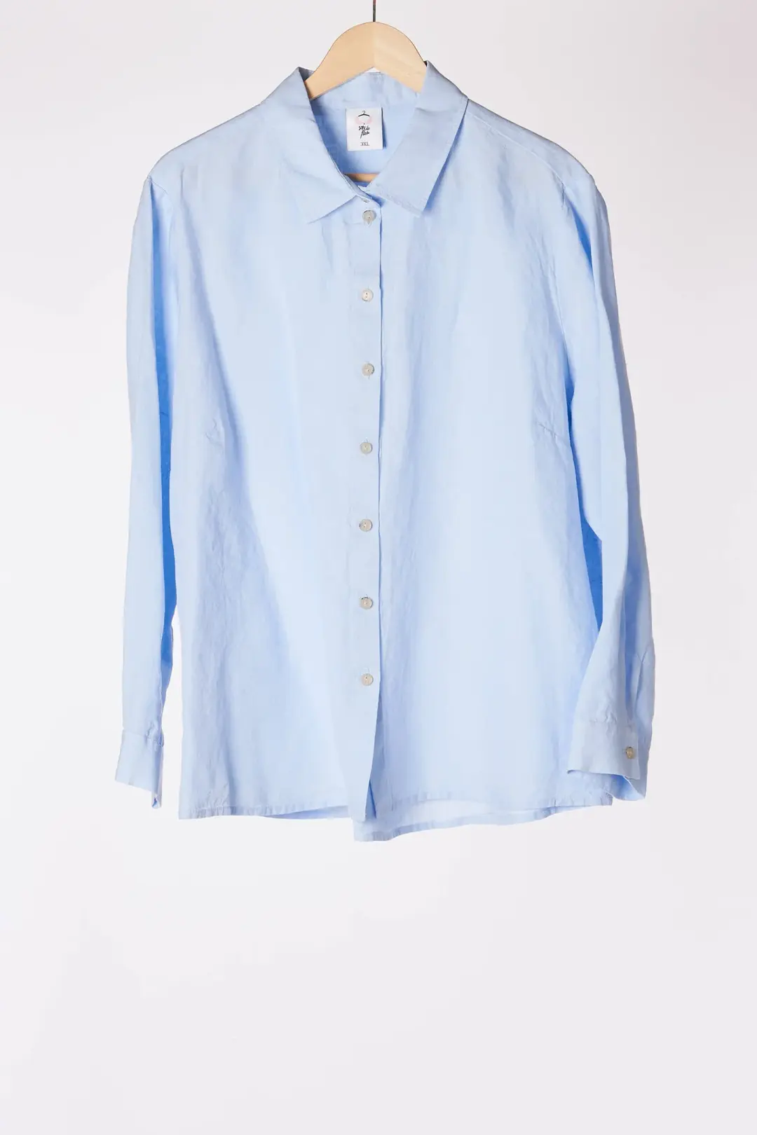 Skye Blue, Ona Shirt, Long Sleeve