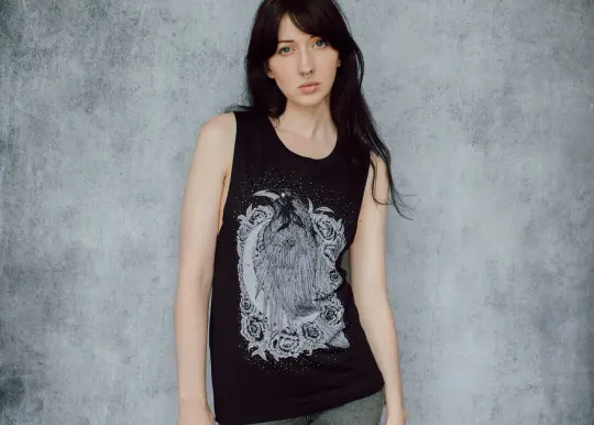 Raven and Crescent Muscle Tank