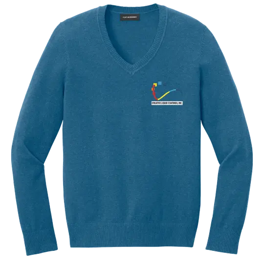 CLC LSW2850 Port Authority Ladies Vneck sweater