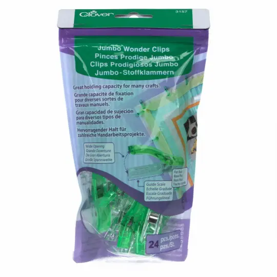 Jumbo Wonder Clips-24pcs