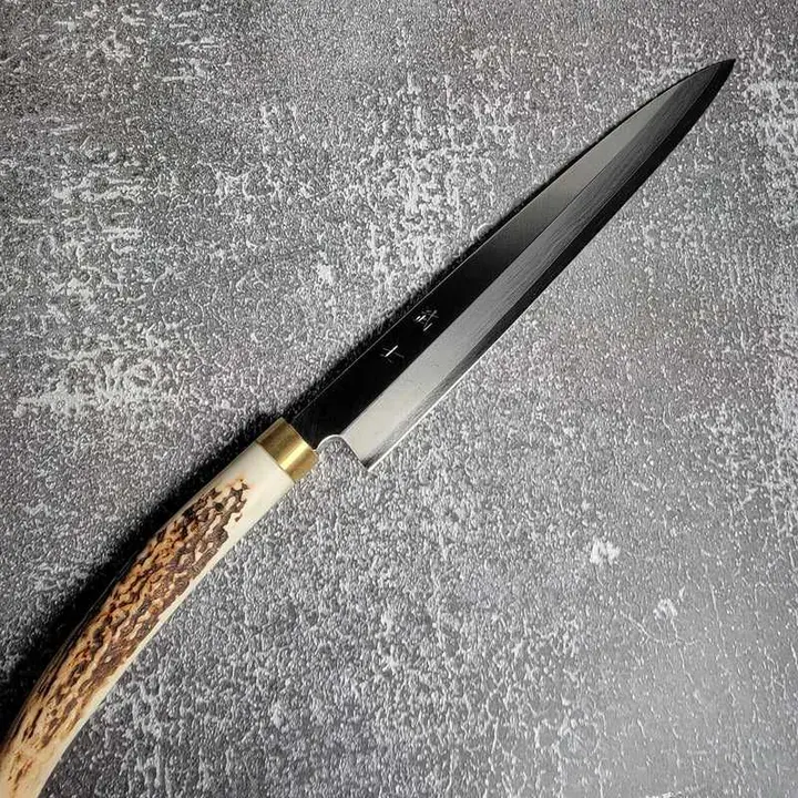 Takeshi Saji Ginsan #3 210mm RH Yanagiba Deer Horn handle