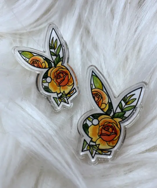 PLAYBOY BUNNY acrylic pin