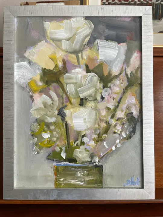 White Rose Portrait