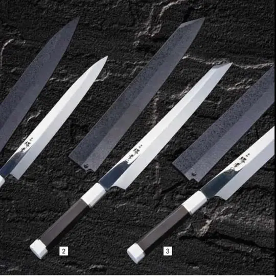 Sakai Takayuki Ginryu Kengata Yanagiba Swedish Steel Honyaki
