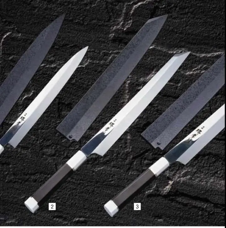 Sakai Takayuki Ginryu Kengata Yanagiba Swedish Steel Honyaki