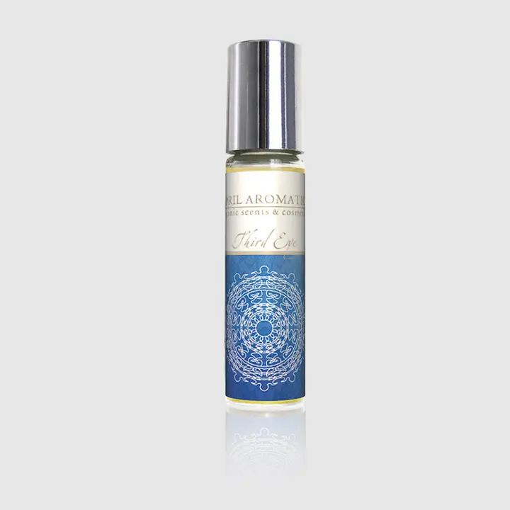 Third Eye Chakra Oil — botanical chakra oils with gemstones for energy centers by April Aromatics, 10 ml