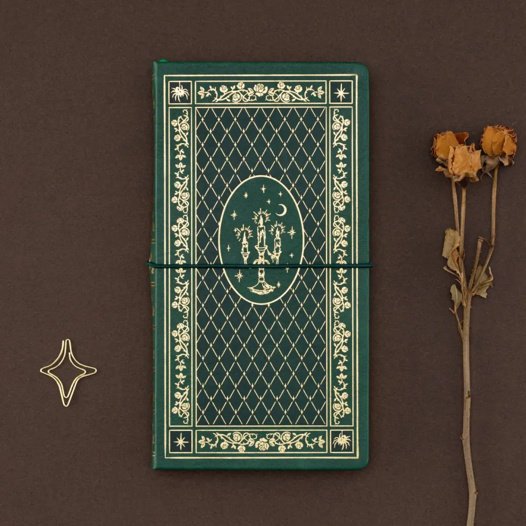 Tsuki ‘Candlelit Library’ Travel Notebook ☾