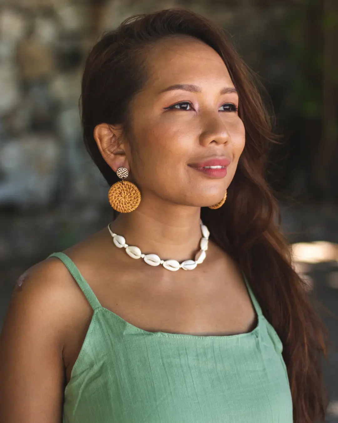Bohemian Rattan Earrings