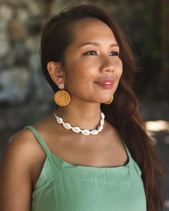 Bohemian Rattan Earrings