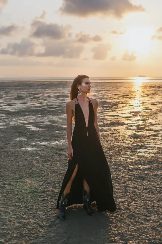 Athena Dress Black