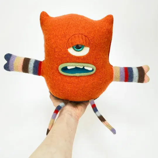 Chunk the plush my friend monster™ wool sweater stuffy