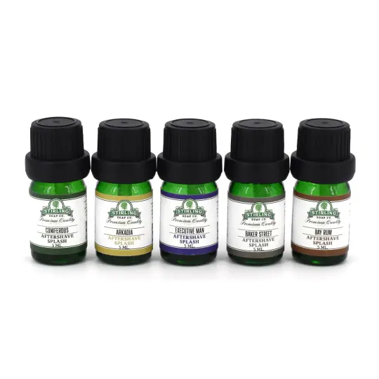 Aftershave Splash Sample Pack of 5 (5ml Bottles)
