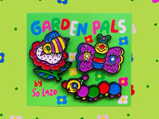 Garden Pals - Pin Set