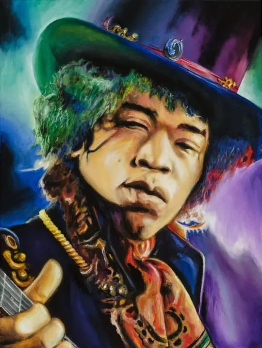 "Purple Haze" print