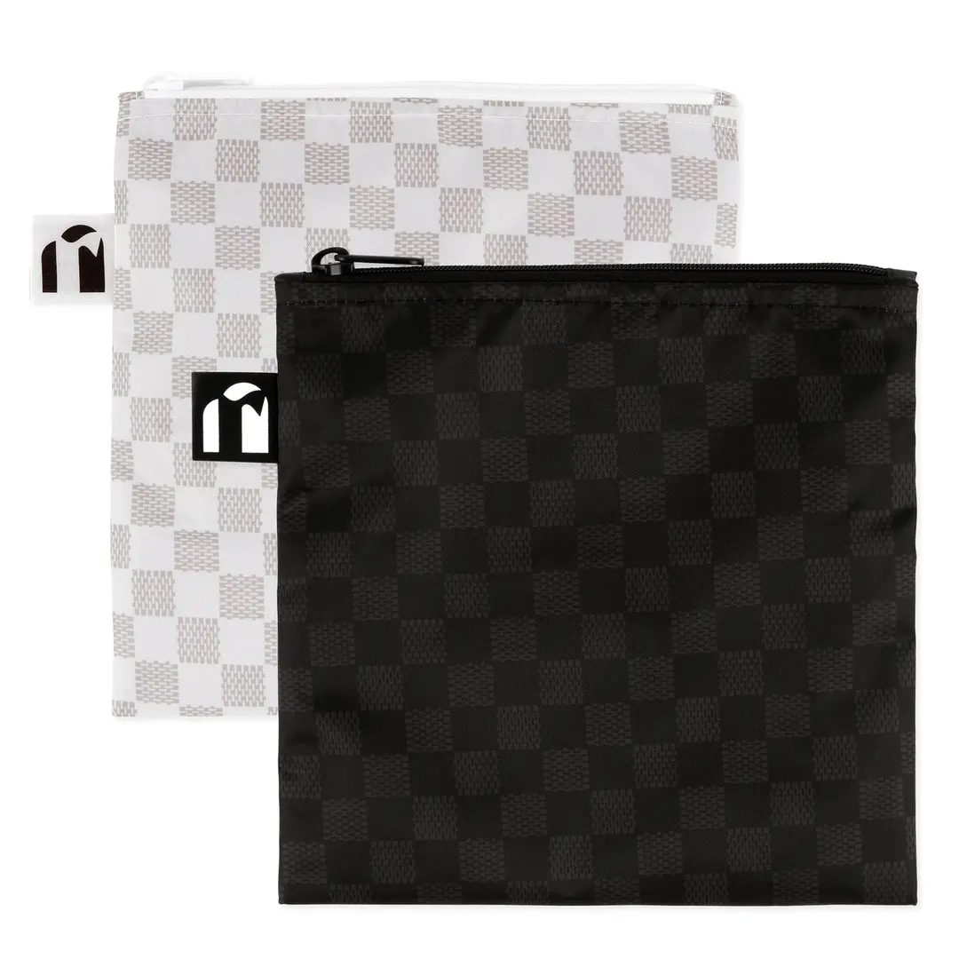 Reusable Snack Bag, Large 2 Pack: Rich & Boujee