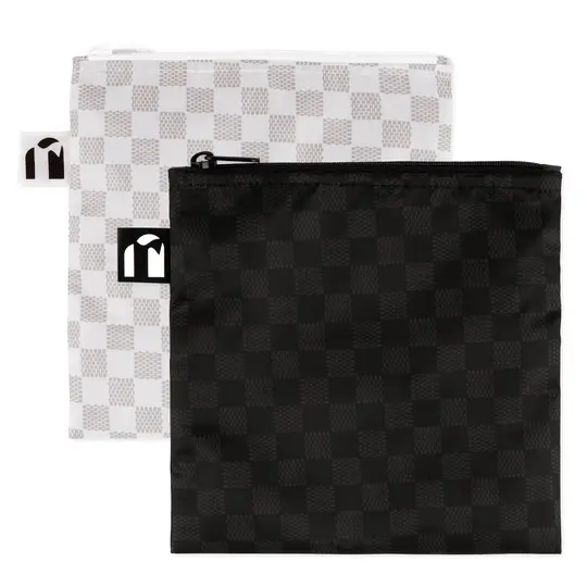 Reusable Snack Bag, Large 2 Pack: Rich & Boujee