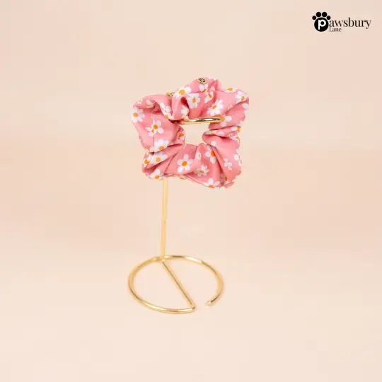 Daisy Blush - Scrunchie