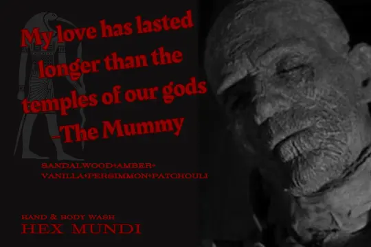 The Mummy Hand & Body Creme ~ Autumn Horrors Collection