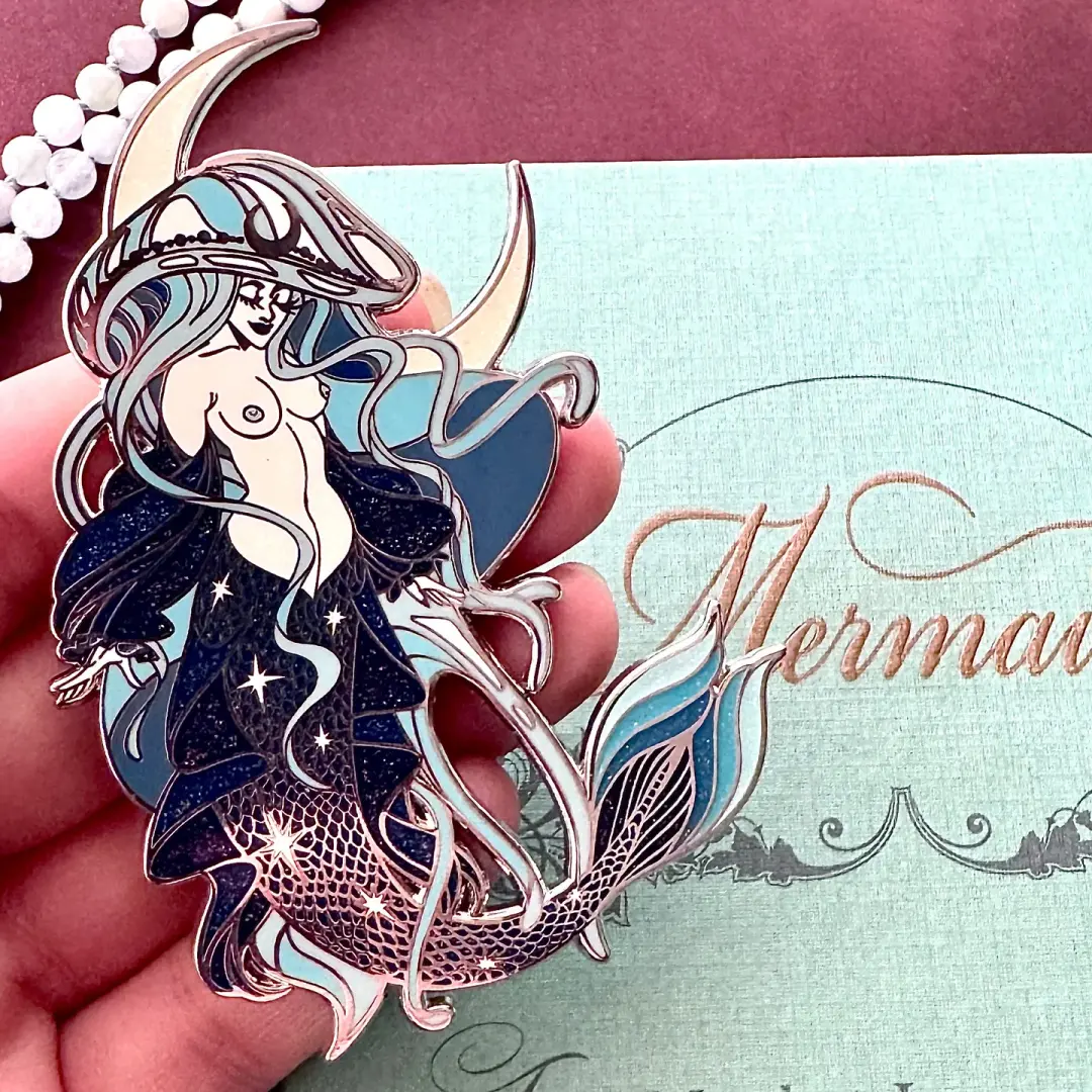 Enamel Pin - Luna Celestial Mermaid