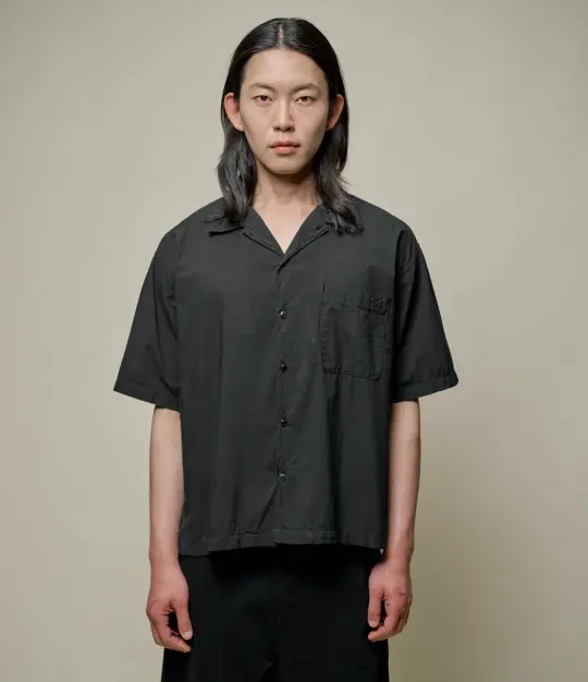Lightweight Cotton Poplin Short Sleeve Shirt