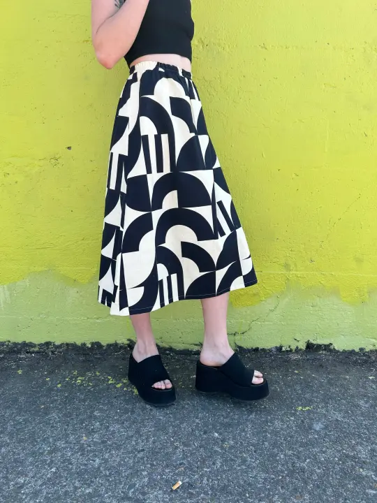Charlie Skirt - Childs Play B/W