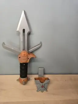 Star Trek Klingon D'K Tang Knife Playmates Toys 1997 Vintage Complete