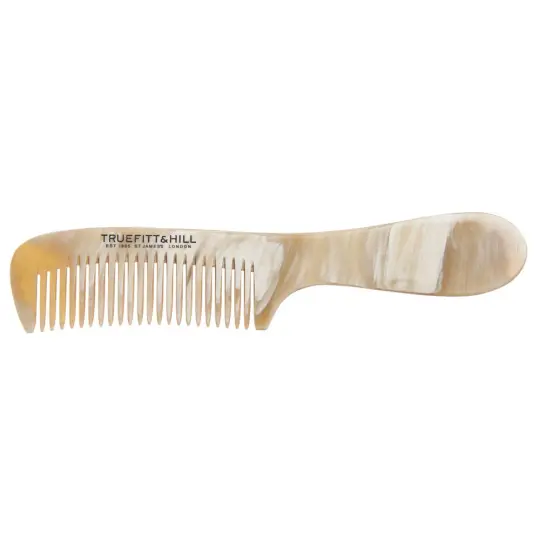Truefitt & Hill Horn Comb with handle (7.5")