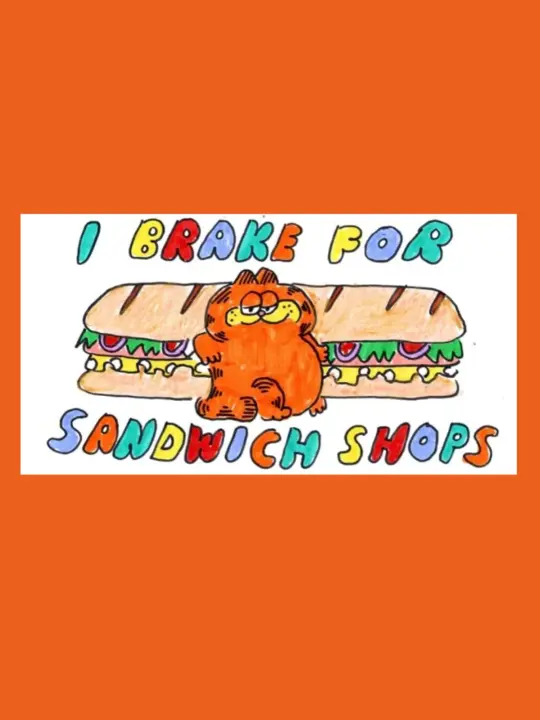 Sandwich Shop Bumper Sticker