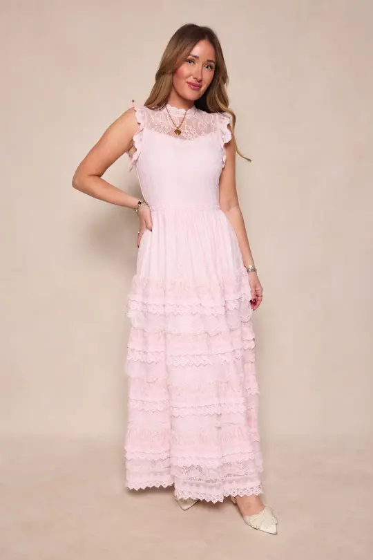 Annie Dress in Light Pink