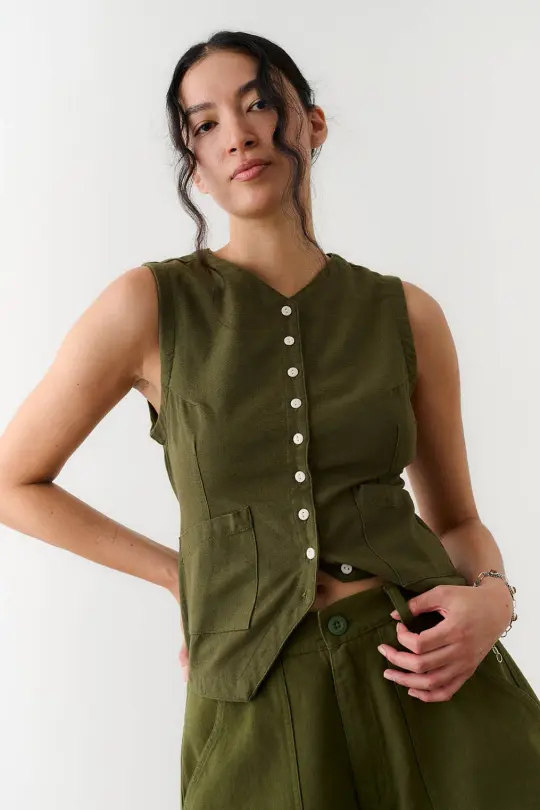 Flared Vest