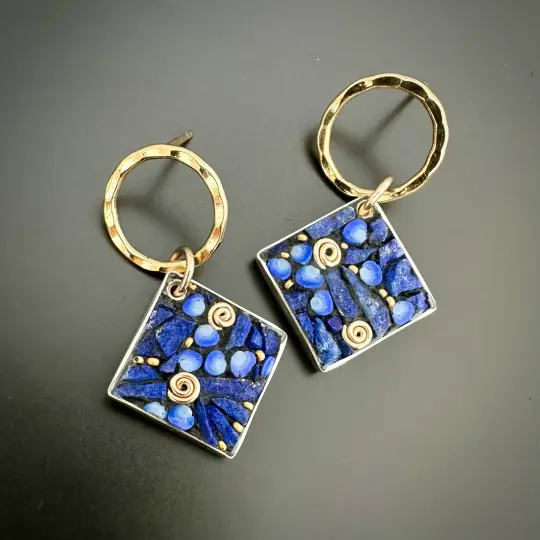 Celestial Squares (pierced)