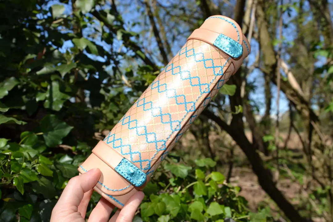 Leather pencil case